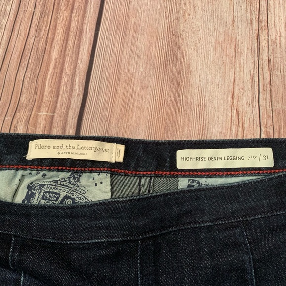 Pilcro and the Letterpress by Anthropologie size 31
inseam 26 cropped high-rise - Picture 4 of 12